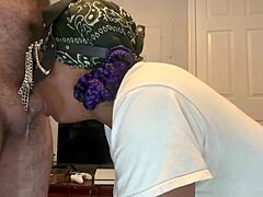 Submissive Ebony Deepthroat Fucked with Puke and Gagging