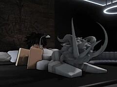 Breeding a Roblox Demon Slut in a Condo with Monster Cock Riding