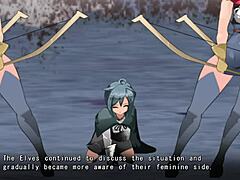 Yume-Same Elf Faces Tall Femdom Defeat with Intense Face Sitting Action!