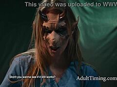 Dick Stealing Demon Horror with Ashley Lane Tommy Pistol Anna Claire Clouds in Rough Group Domination