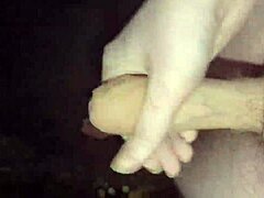 Monster Cock Exposed Boldly Outside in the Freezing Cold for Sexy Amateur Solo Action