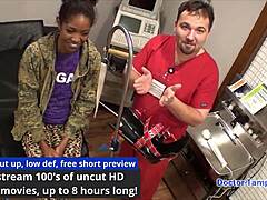 Whoa, check out Dr Tampa giving Lotus Lain her Tampa University physical with gloves and spreading 😏