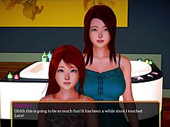 Big tits and redhead charm meet big ass massage in this intriguing family twist.