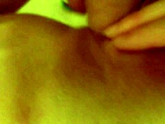 step-mommy with beautiful big tits keeps her step-son happy by masturbating his small cock, then riding in taboo british close-up orgasm