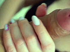 I feel so connected kissing your cock and balls gently in this pov blowjob with dripping cum