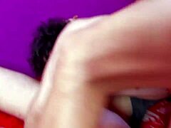 An Experienced Guy Started Making Extremely Loud Noise When Cumming On This Bitchs Pretty Face