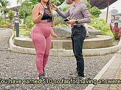 Danna Paola with huge ass rides cowgirl on hermanastra in homemade anal doggystyle, big tits bouncing in young amateur sex