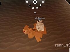 Oh wow, I can't believe she gets fucked hard by that blonde catboy in Roblox with intense blowjob action