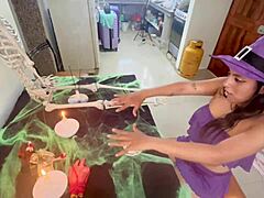 Halloween Orgy Dripping with Wet Pussy and Monster Cocks in Group Sex