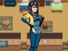 Boldly dominating nympho in intense bondage game session