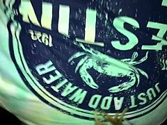 On vacation, my cheating wife got fucked publicly outdoors with gaping pussy and cumshot from monster cock