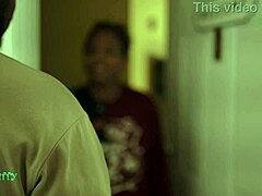 cheating wife sneaks in ex for quick pussy pounding while husband is away