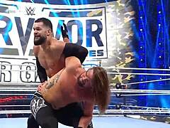 aj styles battles finn bálor in intense scandinavian finnish wrestling match at survivor series 2022