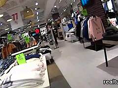i'm this gorgeous czech kitten getting teased in the mall then pounded hard in pov