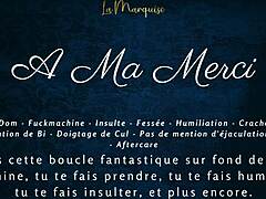 European femdom delivers French dirty talk in jerk off instructions audio. ASMR style commands put you at her mercy with intense guidance.