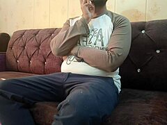 In a steamy roleplay, the stepmom gets convinced to join as girlfriend while her boyfriend pounds her big ass hard