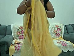 hey aunty why are you showing off those tits in your desi saree