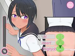 the teen girl gets felt up on the train, her pussy turning wet from fingering in public