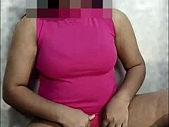 Sexy Tamil girl does dirty talk while masturbating with dildo and peeing!