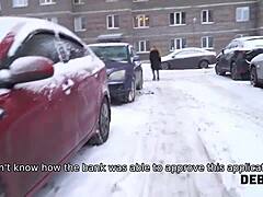 hey debtor, why not pay off that debt with your tender mouth and shaved pussy in rough doggystyle?