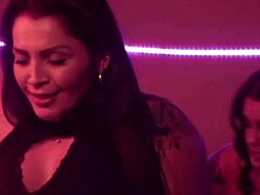 These girls dive into wet threesome sex with toys and bondage. They moan through foot fetish licking and deepthroat gagging in the bathroom.