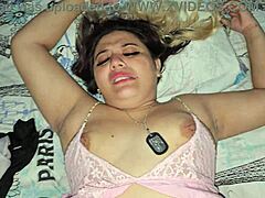 hey that blonde is getting fucked hard before bed in her pajamas 😏