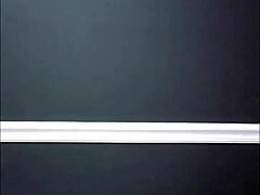 She preps for the sex club with tits and pussy exposed