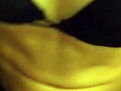 Blonde teacher in stockings teases with panties and bra in this milf fantasy scene