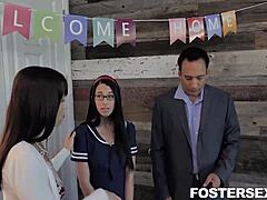 Foster teen Alex Coal gets punished hard in garage after family photo reveal 😤