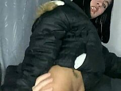 so this cute colombian babe got a happy creampie and ended up full of cum after riding hard