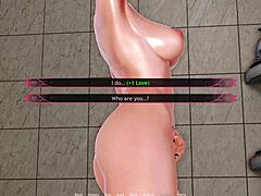 Murmur - Adam dreaming about a girl masturbating in 3D cartoon anime hentai game.