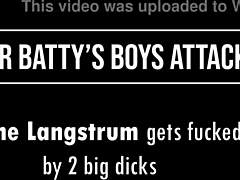 dafne, take these two huge cocks in your ass for dp and gapes, then atm with dirty talk!