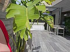 Cheating With My Bestfriends Husband Blowjob And Hardfuck - Part 1 Featuring Blonde Muscular Action By The Pool