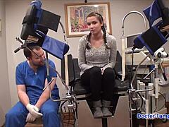 dr tampa takes part in orgasm research inc with naomi alice in a clinical setting