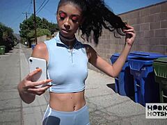 Brunette supermodel Jada Doll hooks up with Bryan Gozzling