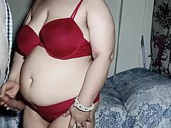 I pound the big ass of my gorgeous bbw stepmom with my big dick while dirty talking in clear hindi audio.