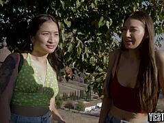 Celebrity Guide Enjoys Threesome With Two Busty Stepsisters Featuring Big Tits Blowjobs Fucking And Riding In Hardcore Action