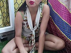 desi hot saraa turns naughty for gand chut chudai with tight ass anal and pussy fucking plus hindi audio