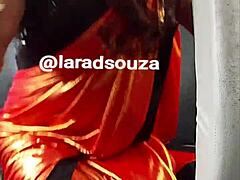 Oh my god, watch Indian crossdresser slut Lara Dsouza get wild in her sexy bus video part 2!