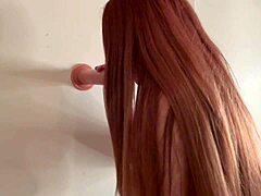 italian milf artemisia love with big tits does a hot dildo handjob session, so steamy