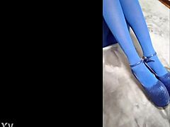 Sexy Latina Laura In Heels And Lingerie Awaits Intense Action