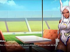 i feel so horny watching this milf in outfit get a naked massage and photo session in 3d hentai