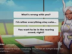 i feel so horny watching this milf in outfit get a naked massage and photo session in 3d hentai