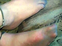 The tale of showcasing my feet elegantly in fine pantyhose for a solo session.