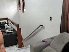 made kel film while i fucked the young redhead in threesome with natural tits