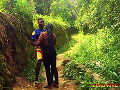 Intense Halloween Hardcore Action On Local Road