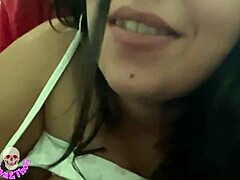 I Slip My Big Cock into Maya's Tight Pussy and Lick Her Natural Tits While She Rides in Doggystyle for Creampie Instead of Her Husband