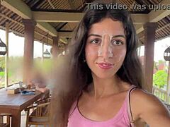 asked the waiter to cum on my face in a public cafe, contrasting how i only like to dine covered in cum during cumwalk.