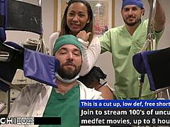 i-i mean, freshman melany lopez gets that mandatory hitachi orgasm from doctor-tampa in hospital striptease