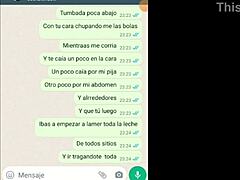 my girlfriend tastes the cum and says she loves it 😘